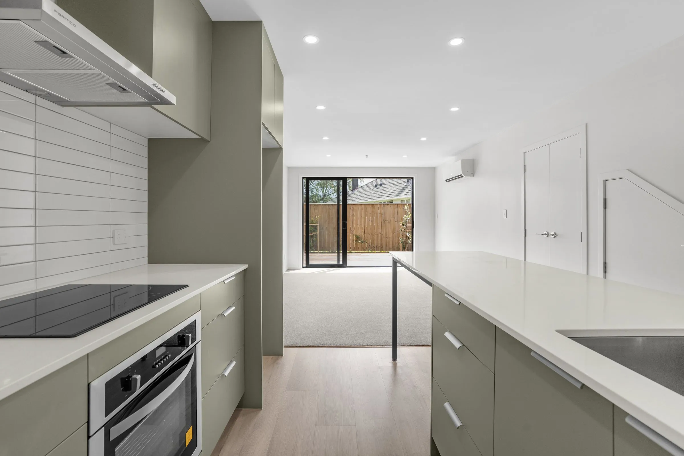Kitchen with built in oven
